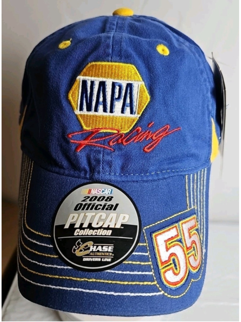 Michael Waltrip #55 2008 Official Pit Cap Hat Adjustable Nascar New With Tags